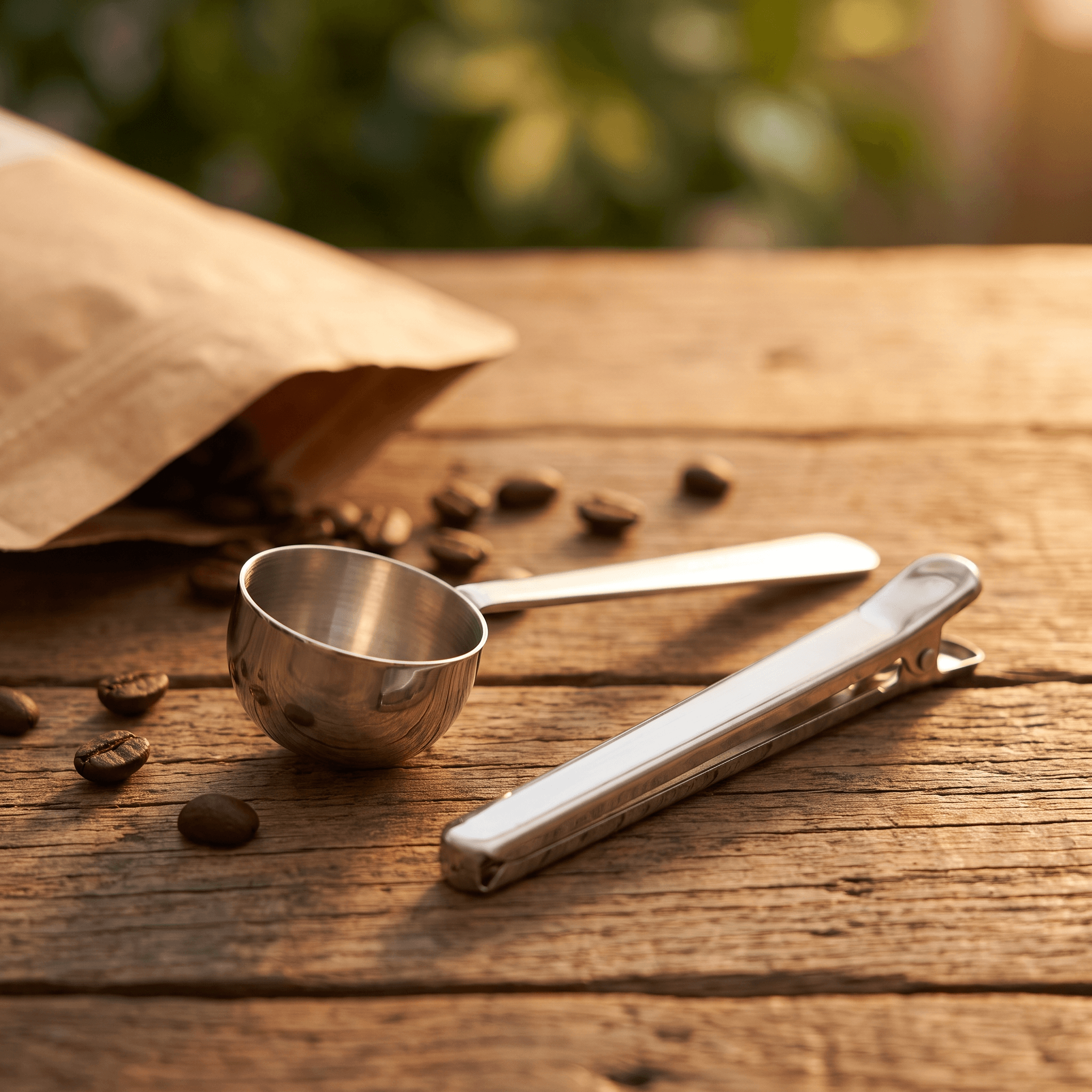 Coffee Scoop & Clip — Café Cabal.